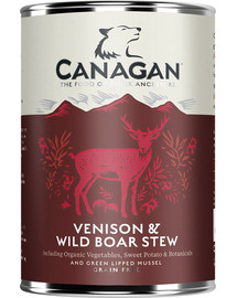 CANAGAN Dog Venisson & Wild cibo umido per cani di cervo 400 g
