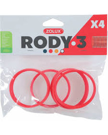ZOLUX Connettore RODY3 4 pz. colore rosso