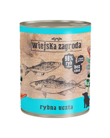 WIEJSKA ZAGRODA Fish feast 800 g cibo per cani senza cereali