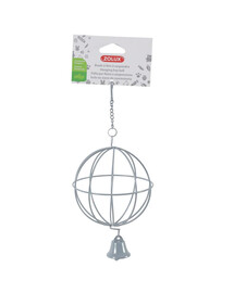 ZOLUX Palla in metallo da appendere per fieno diametro 10cm, grigio