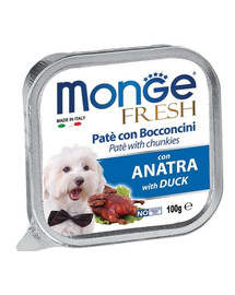 MONGE Fresh per cani Paté di anatra 100 g