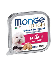 MONGE Fresh Dog con carne di maiale 100 g