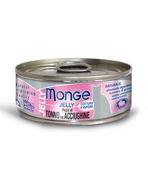 MONGE Jelly 80 g - pezzi di tonno con acciughine