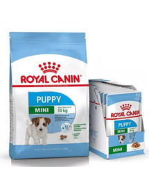 ROYAL CANIN Mini Puppy / Junior 8 kg + Mini puppy 12x85 g