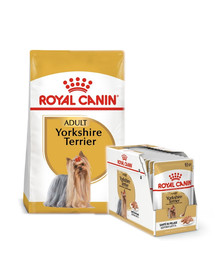 ROYAL CANIN Yorkshire Terrier Adult 7.5kg secco + umido 12x85g
