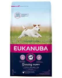 EUKANUBA Per cuccioli di piccola taglia Ricco di pollo fresco 3 kg
