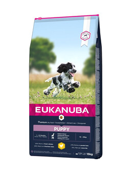 EUKANUBA Puppy Medium Breeds Chicken ricco di pollo fresco 15kg