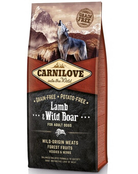 CARNILOVE Cibo secco per cani Agnello e Cinghiale 12 kg