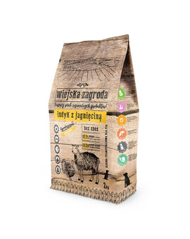 WIEJSKA ZAGRODA Tacchino con agnello 2 kg