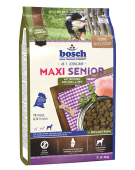 BOSCH Maxi Senior pollame e riso 2,5 kg