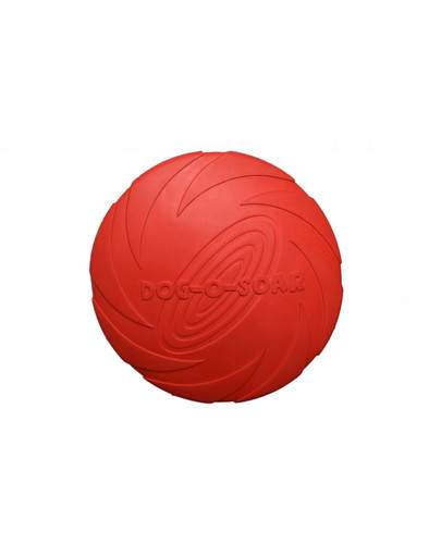 PET NOVA DOG LIFE STYLE Disco frisbee in gomma 22 cm rosso