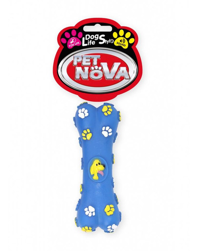 PET NOVA DOG LIFE STYLE Osso giocattolo per cani 15cm blu