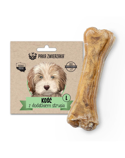 PAKA ZWIERZAKA Osso di struzzo L 13,5 cm