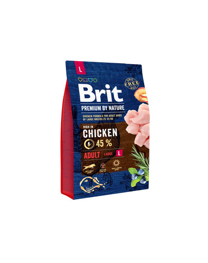 BRIT Premium By Nature Chicken Adult Large L 8kg