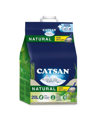 CATSAN Natural 20l lettiera per gatti a zolle