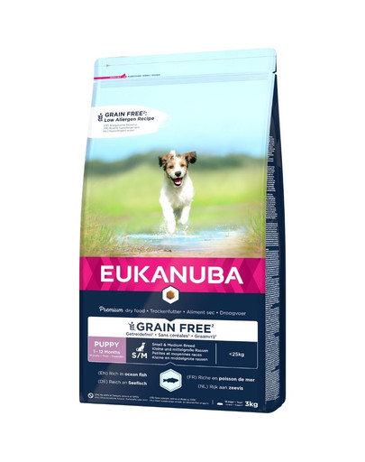 EUKANUBA Grain Free Puppy S/M 3 kg