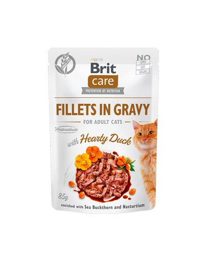 BRIT Care Fillets in gravy anatra 24 x 85 g filetti d'anatra in salsa