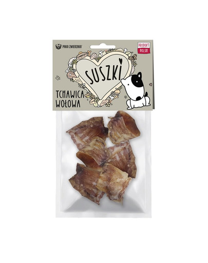 PAKA ZWIERZAKA Trachea di manzo in scatola 100 g di crocchette per cani essiccate