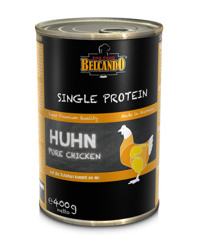 BELCANDO Single Protein Pollo 6 x 400 g cibo monoproteico per cani