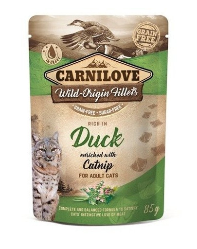 CARNILOVE Cat duck & catnip 24 x 85 g