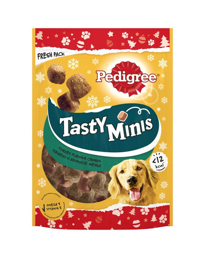 PEDIGREE Tasty Minis Bocconcino festivo al tacchino per cani adulti 8 x 130 g