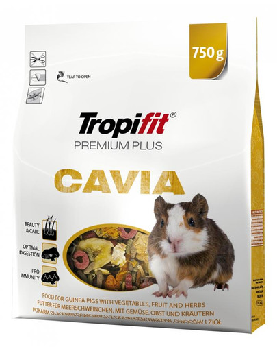 TROPIFIT Premium Plus CAVIA per porcellino d'India 2,5 kg