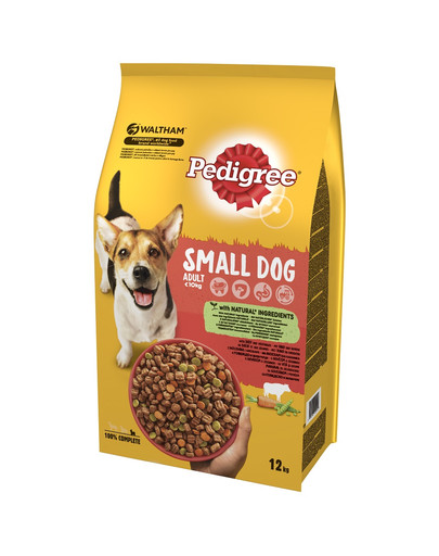 PEDIGREE Vital Protecion Adult (razze piccole) manzo e verdure 12 kg