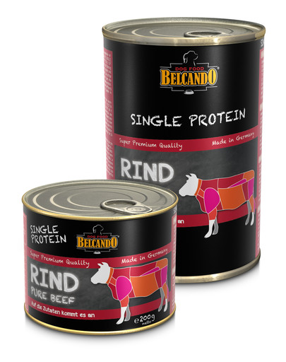 BELCANDO Single Protein Manzo 200 g di cibo umido per cani