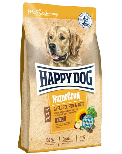HAPPY DOG NaturCroq Pollo e riso 4 kg