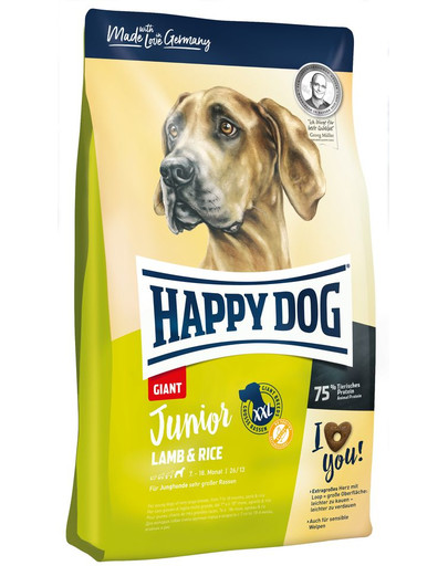 HAPPY DOG Junior Giant Agnello e riso 15 kg