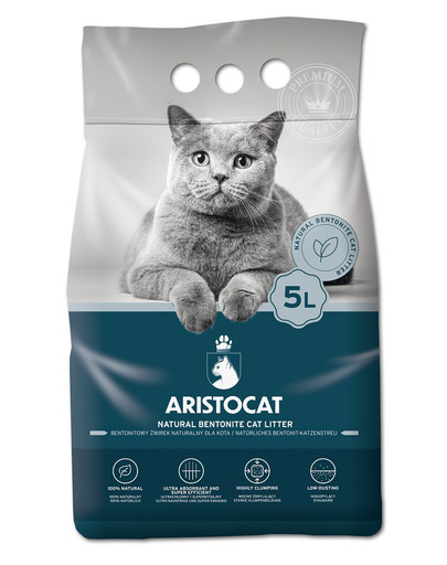 ARISTOCAT Lettiera in bentonite naturale 20l (4x5l)