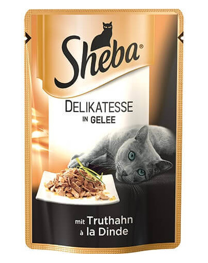 SHEBA Delicacy in Jelly con Tacchino 85g