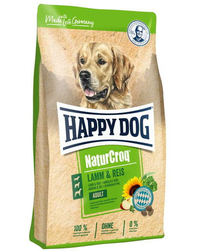 HAPPY DOG NaturCroq agnello e riso 15 kg