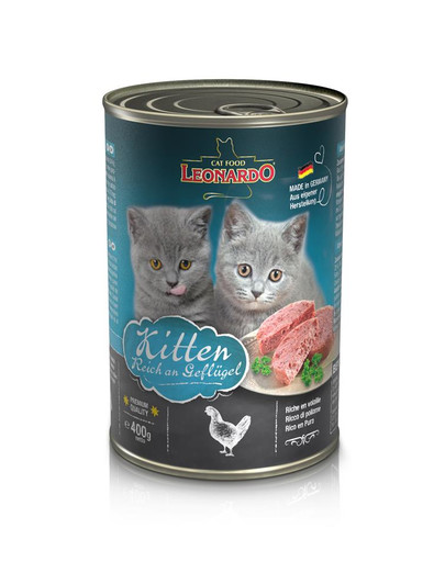 LEONARDO Quality Selection Kitten Pollame 400 g