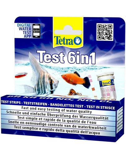 TETRA Test 6in1 Test a strisce sulla qualità dell'acqua 10 pcs