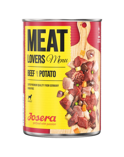 JOSERA Meatlovers Menu Manzo con patate 6x400 g