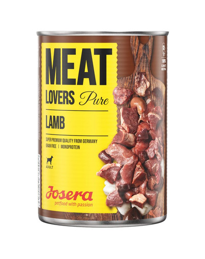JOSERA Meatlovers Pure Agnello 6x400 g