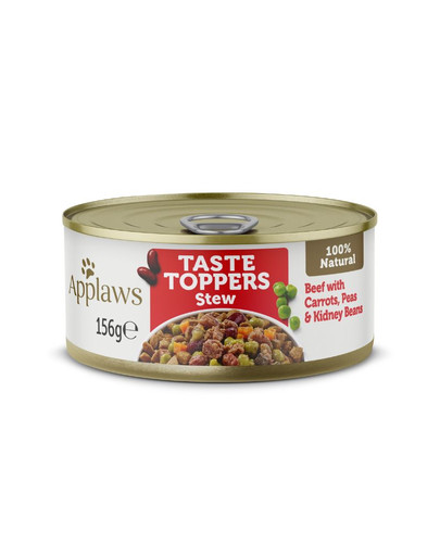 APPLAWS Taste Toppers Stufato di manzo, carote e piselli 6x156 g