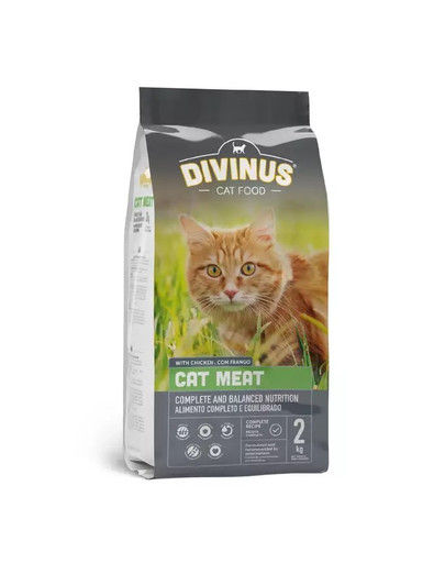 DIVINUS Cat Meat per gatti adulti 2 kg