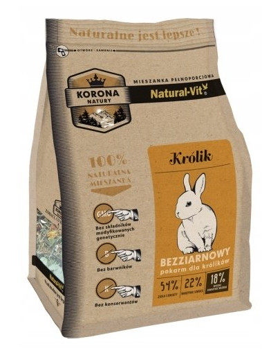 NATURAL-VIT Korona Natury Miscela completa per conigli 10 kg