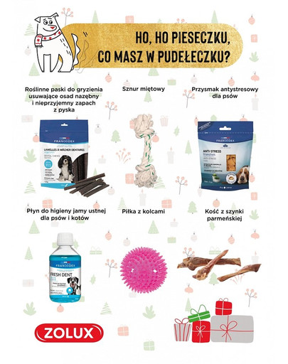 ZOLUX Set regalo di Natale per il vostro cane