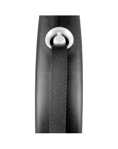 FLEXI Guinzaglio automatico Black Design M cinghia 5 m nero