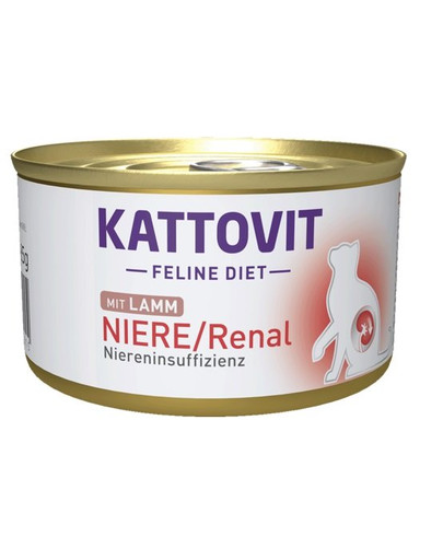 KATTOVIT Feline Diet Renal Agnello e riso 85g