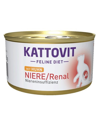 KATTOVIT Feline Diet Niere/Renal Chicken 85g
