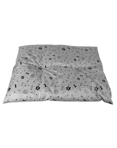 PET IDEA Cuscino per cani L 80 x 60 cm grigio