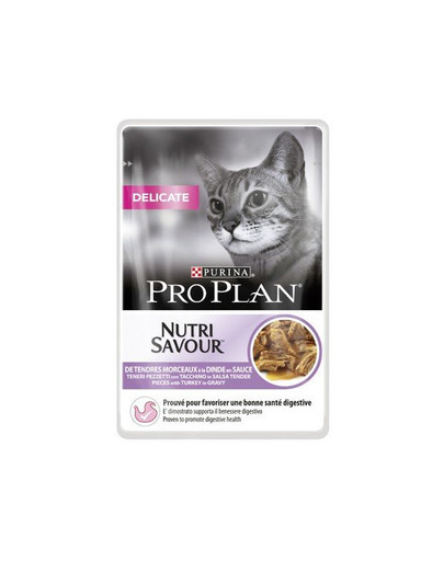 PURINA PRO PLAN Tacchino delicato in salsa 85g