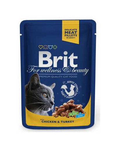BRIT Premium Cat Adult bustine in salsa per gatti 24 x 100g