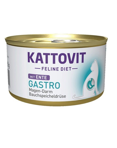 KATTOVIT Feline Diet Gastro Anatra 85g