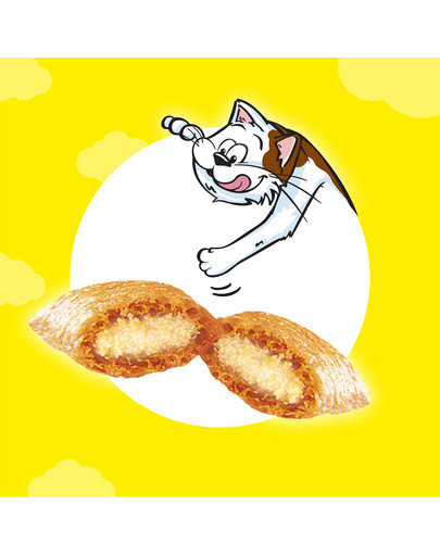 DREAMIES Variety Snack Box Bocconcini per gatti al gusto di pollo, formaggio e salmone 720 g