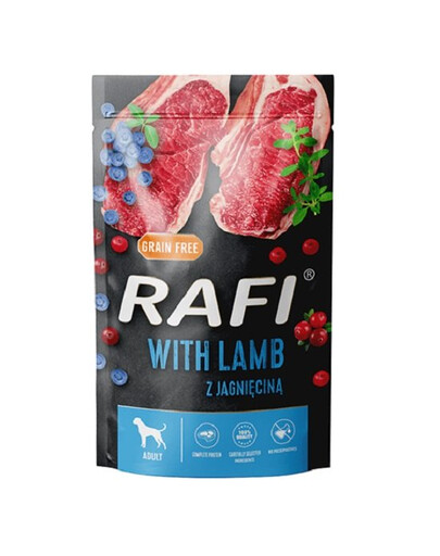 DOLINA NOTECI RAFI con agnello, mirtilli e mirtilli rossi 500g